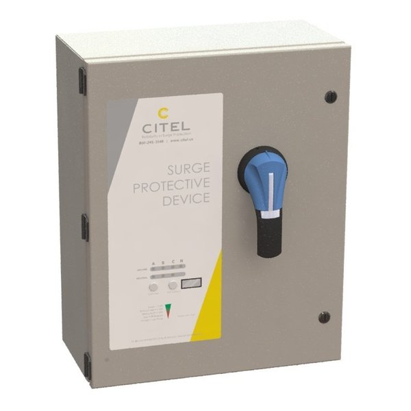 Citel Surge Protector, 3 Phase, 347/600V, 4 MDS300E-347Y